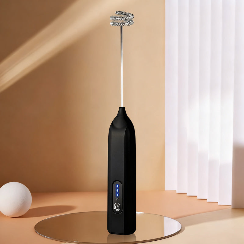 Electric milk frother, USB-C, multiple functions