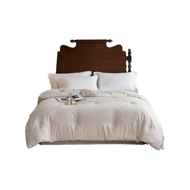 Cotton quilted duvet with soy fiber filling, four seasons