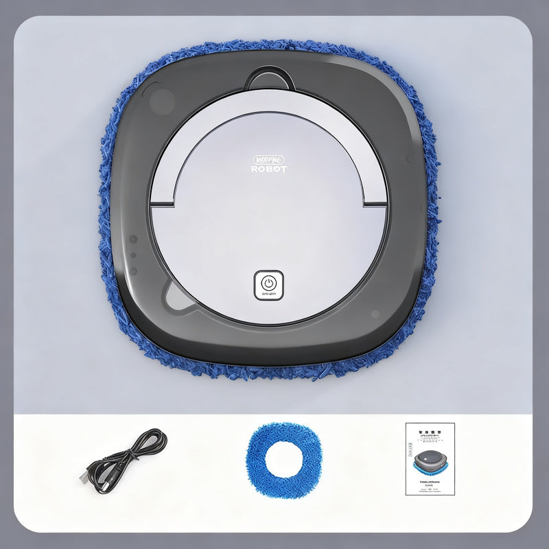 Intelligent wiping robot with water tank and charging function