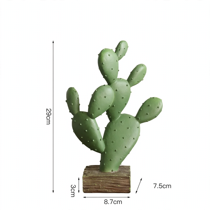 Resin decorative figure cactus, Nordic design