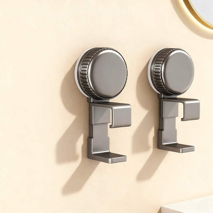 Suction cup sink hook, height adjustable