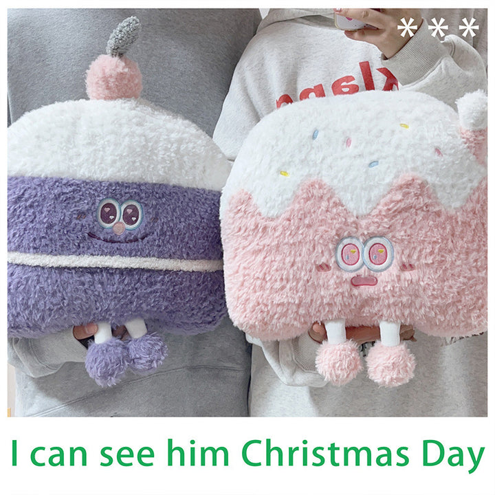 Christmas decorative cushion, plush, various motifs