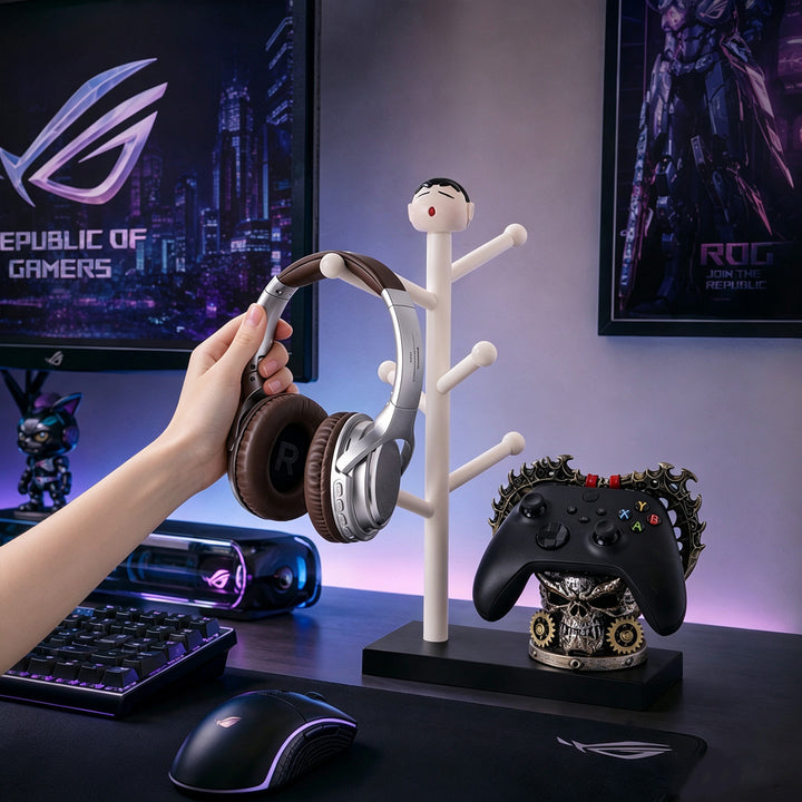 Game controller stand and collector figure holder ZHSL0010