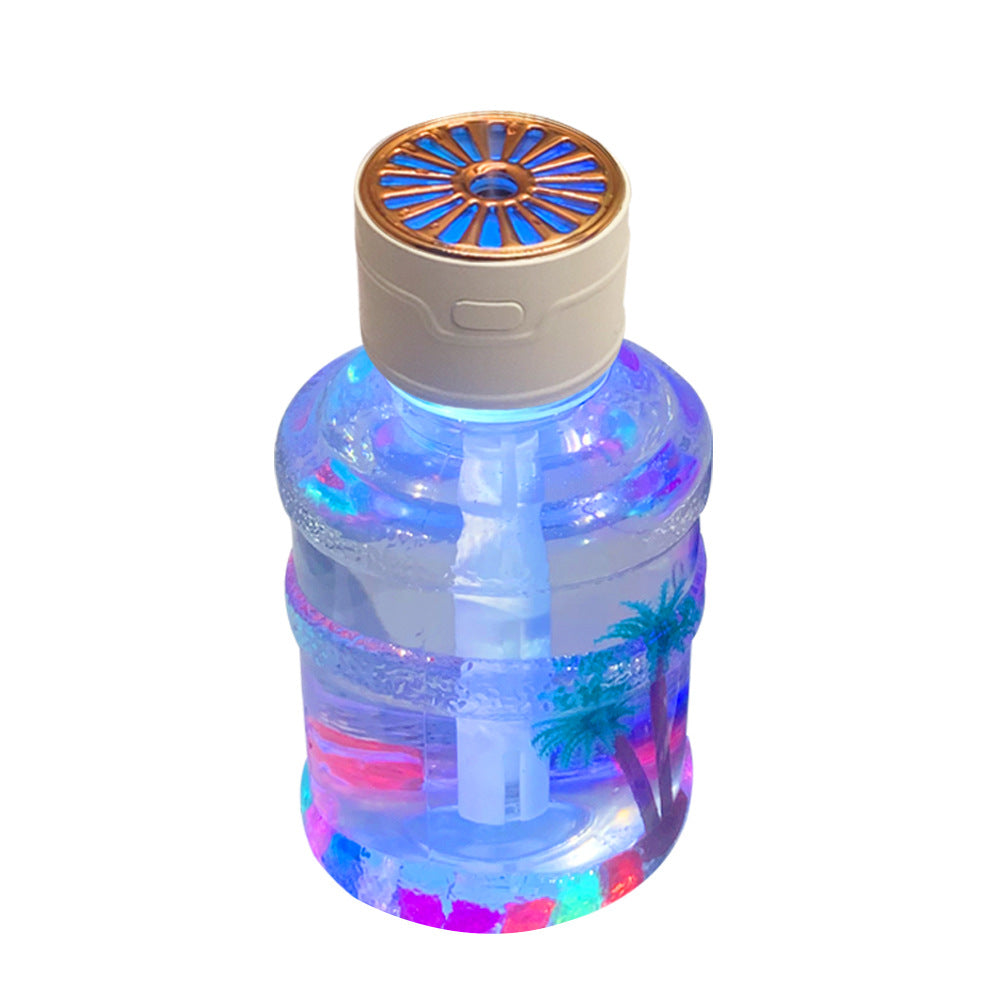 Ultrasonic humidifier with aroma function, portable