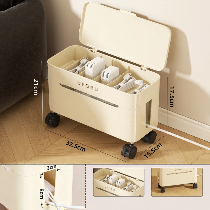 Cable organizer with wheels, model DD2626