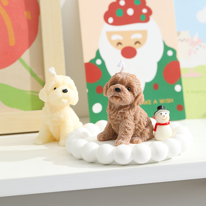 Scented candle teddy bear, soy wax mix