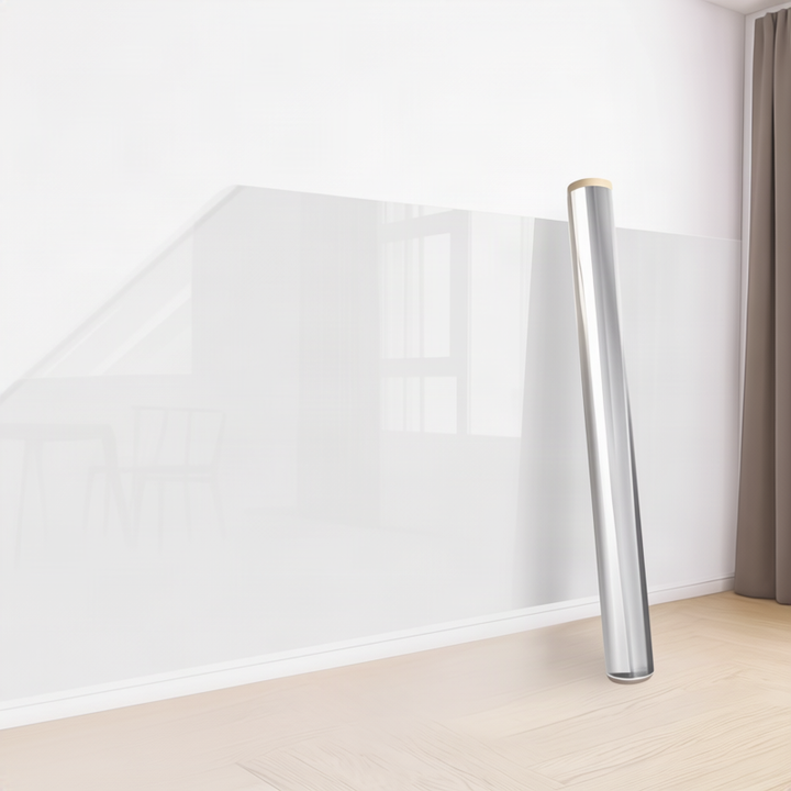 Transparent protective film for walls, waterproof