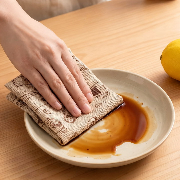 Tearable kitchen cleaning cloths for replacement