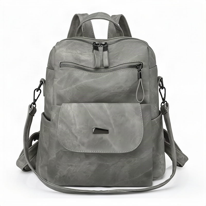 Women’s backpack made of PU, large capacity