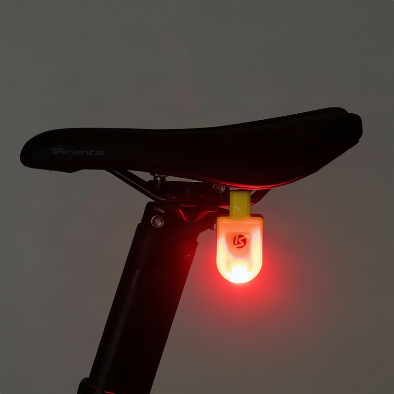 LED bicycle light with USB charging