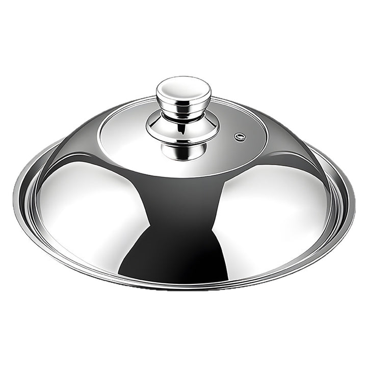 Pot lid made of 304 stainless steel, highly domed