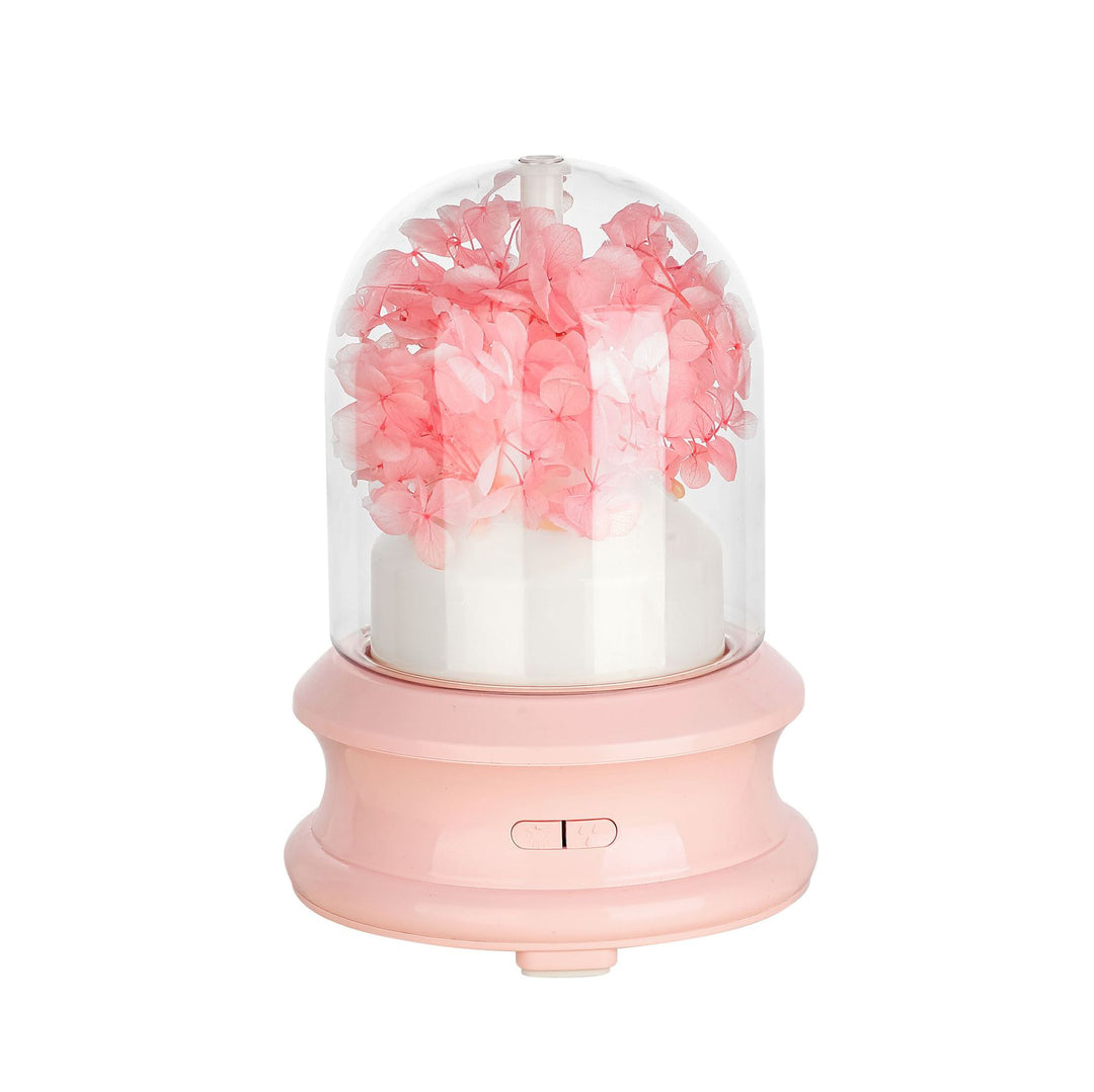 Ultrasonic aroma diffuser with LED light