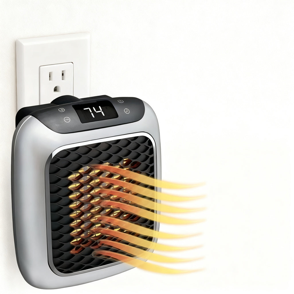 Portable heater with remote control