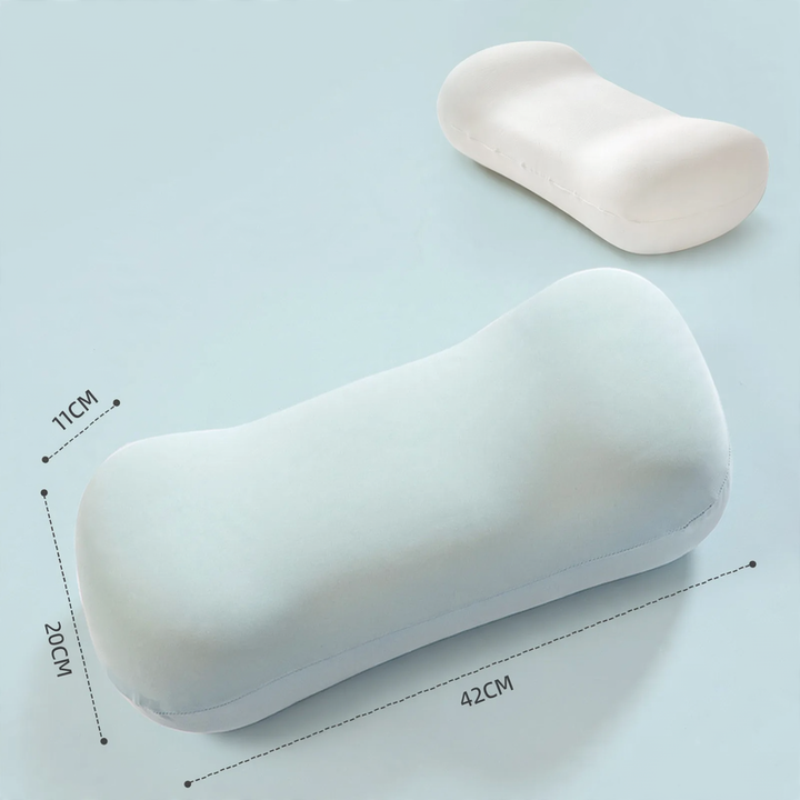 Portable neck pillow with memory foam