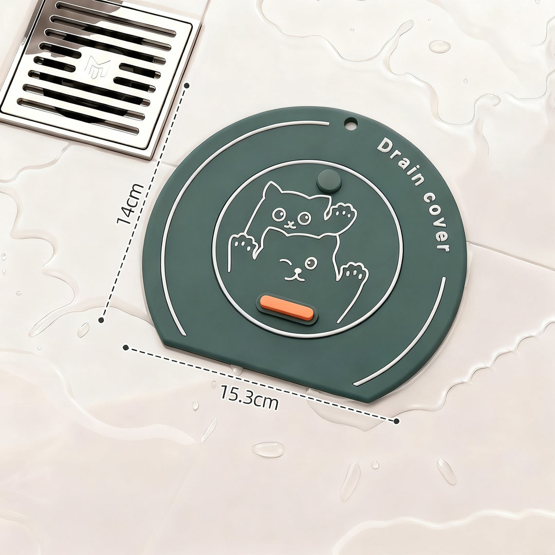 PVC floor drain mat, odor-tight