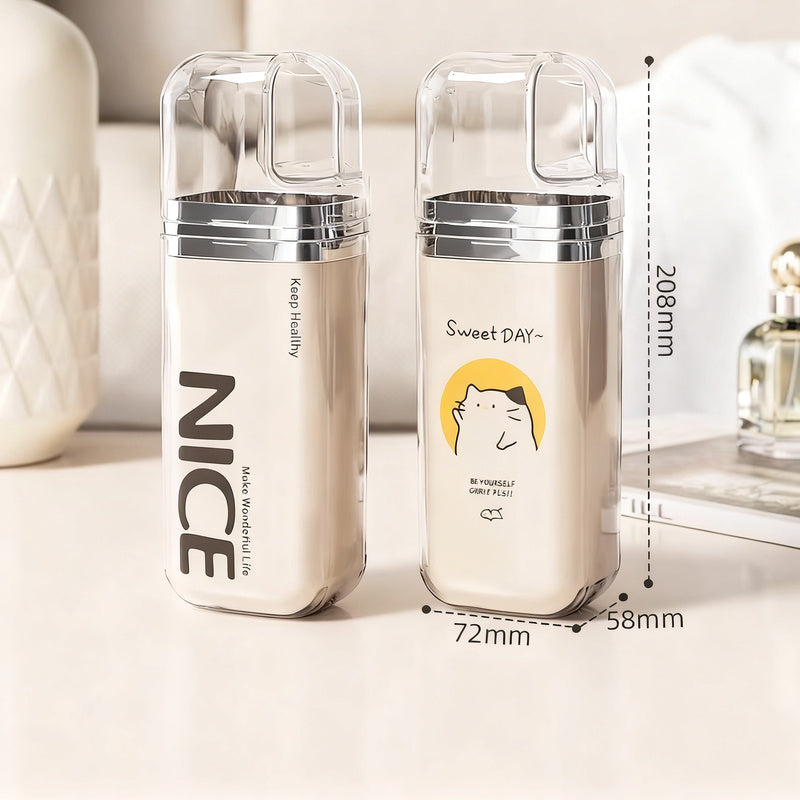 Portable dental care set with storage box