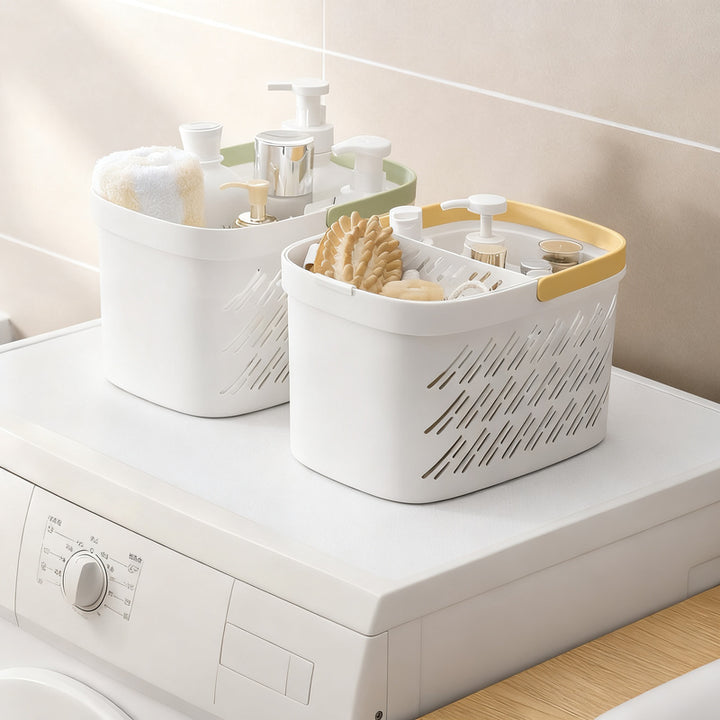 Bathroom storage basket made of PP