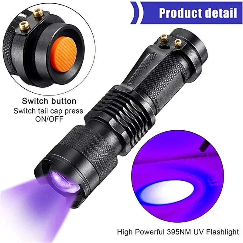 Kalsten | LED UV Flashlight - Ultraviolet Inspection Lamp for Pet Urine and Stain Detection