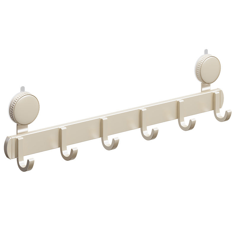 Suction cup hook rack made of space aluminum