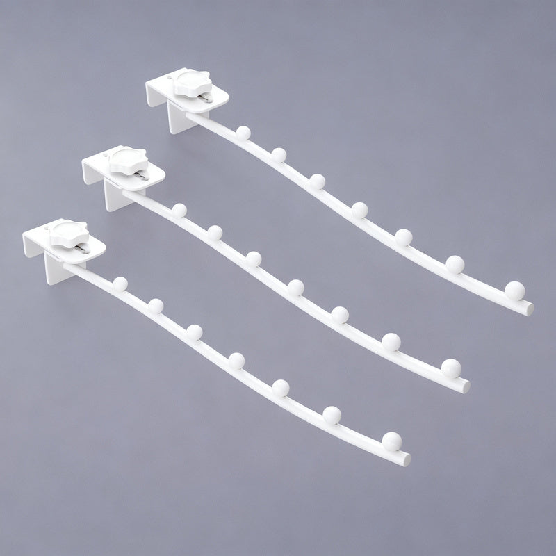 Wall hooks for clothing, stainless steel, multiple