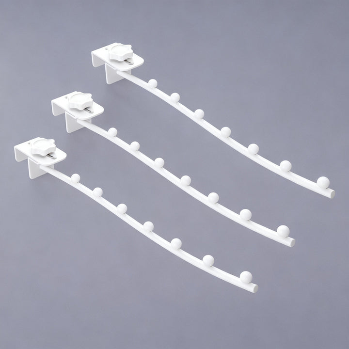 Wall hooks for clothing, stainless steel, multiple