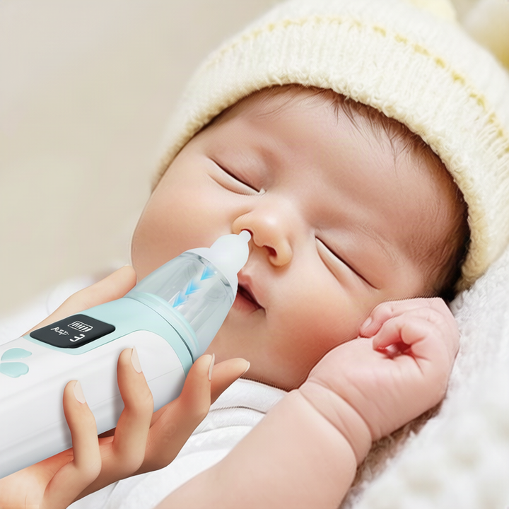 Electric nasal aspirator for babies