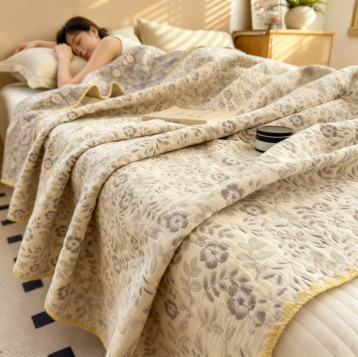 Cooling blanket made of cotton, 1000–1500 g