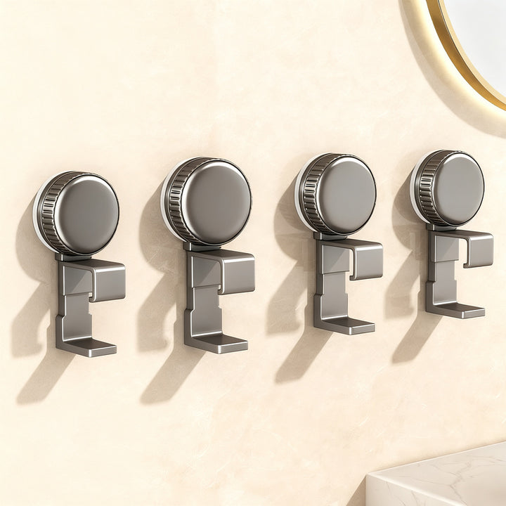 Suction cup sink hook, height adjustable
