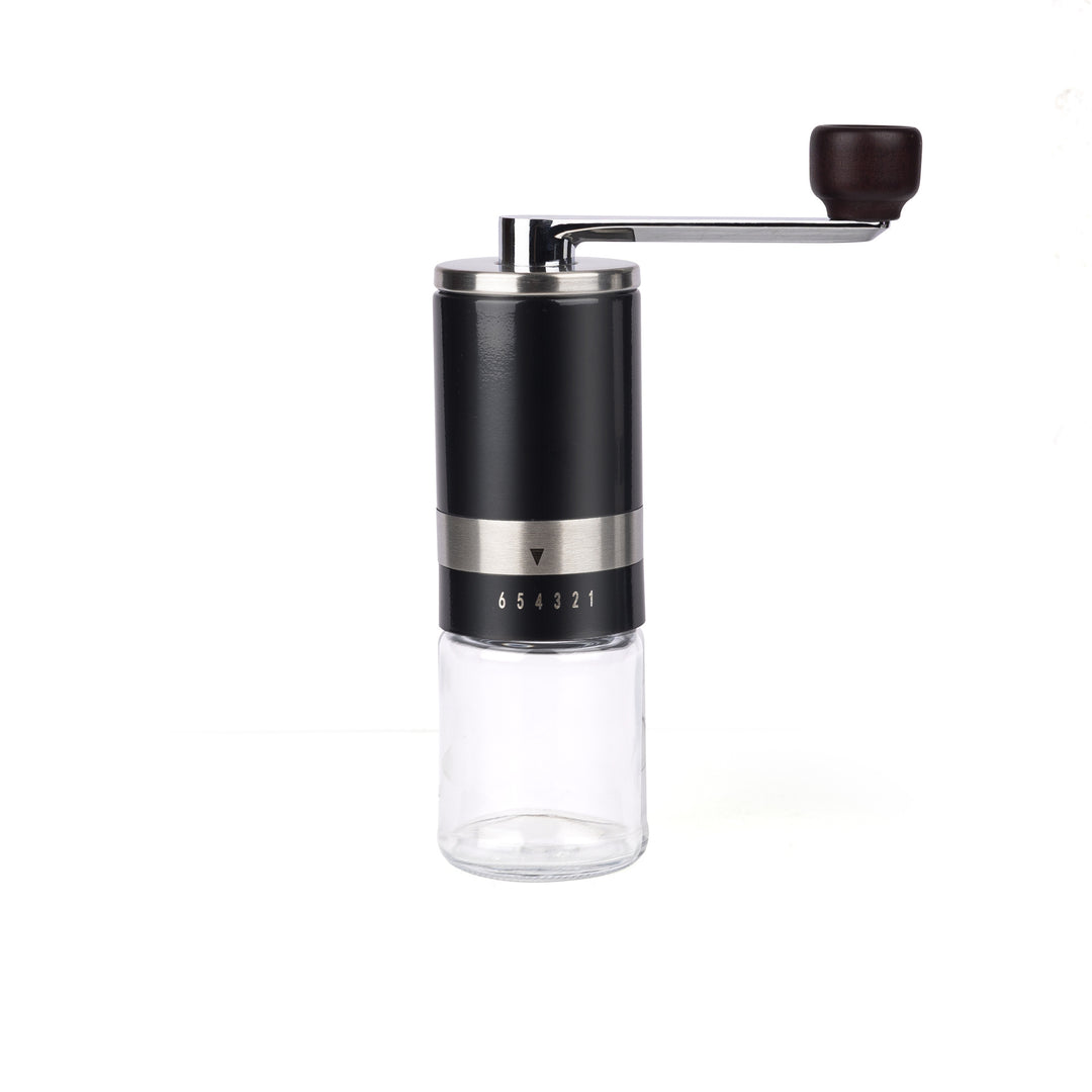 Hand coffee grinder made of stainless steel