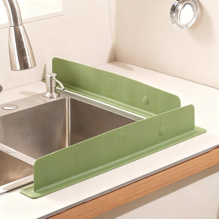 Silicone splash guard for sink