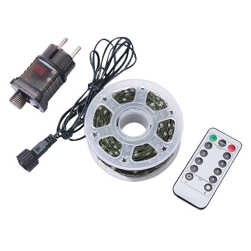 LED string lights with copper wire, dimmable