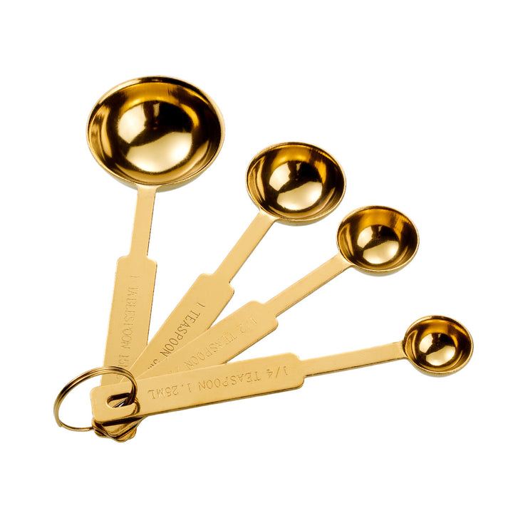 Stainless steel measuring spoon and cup set, 6-piece