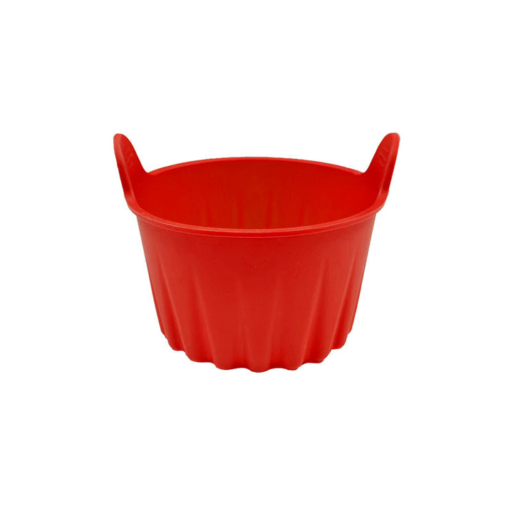 Silicone egg cups, round, 9×9×7 cm