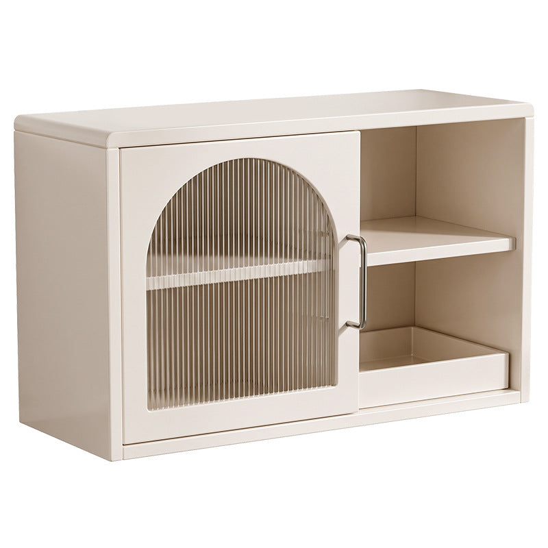 Cup holder with glass door, 1 level