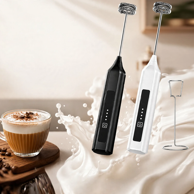 Electric milk frother for charging