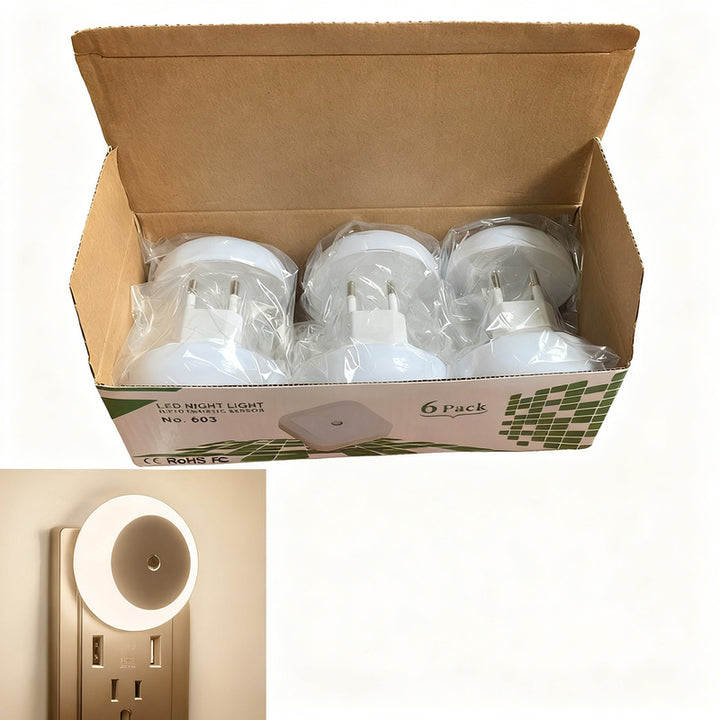 Night light with motion sensor, several colors