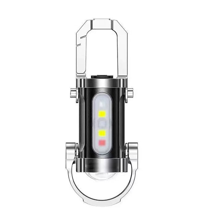 Mini flashlight with keychain, LED