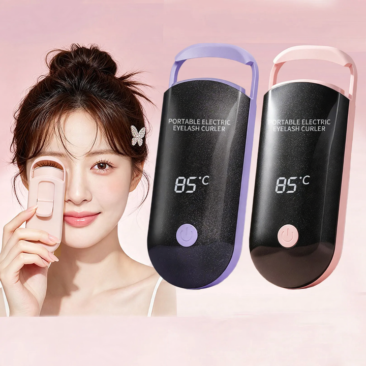 Electric Eyelash Curler with Heating and LCD Display