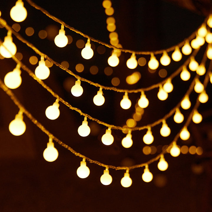 LED string lights with button cell battery, 1–3 m