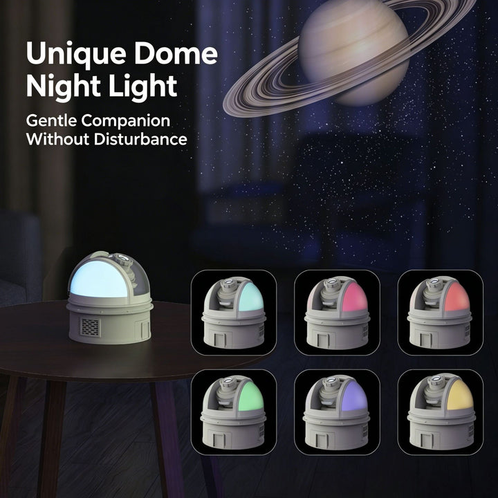 Starry sky projection lamp with voice guidance