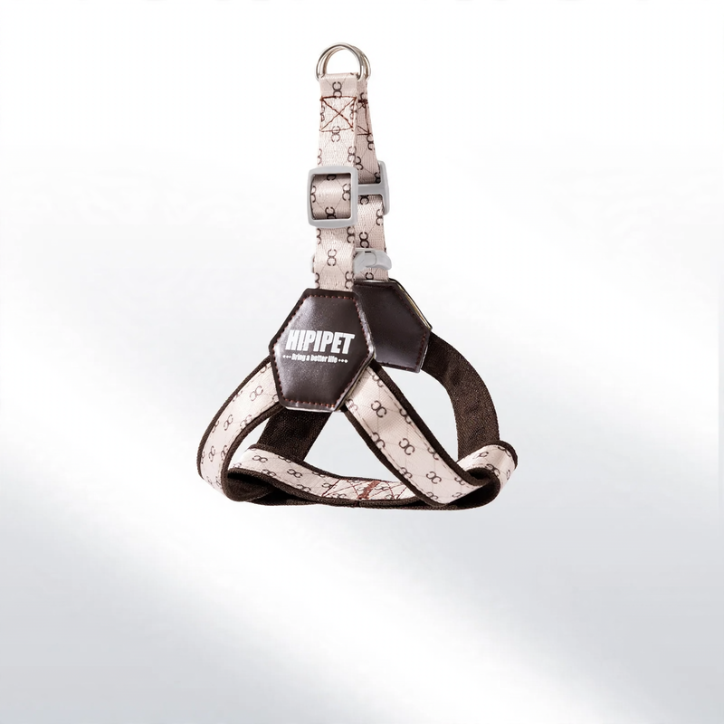 Y-shaped dog harness made of polyester, adjustable