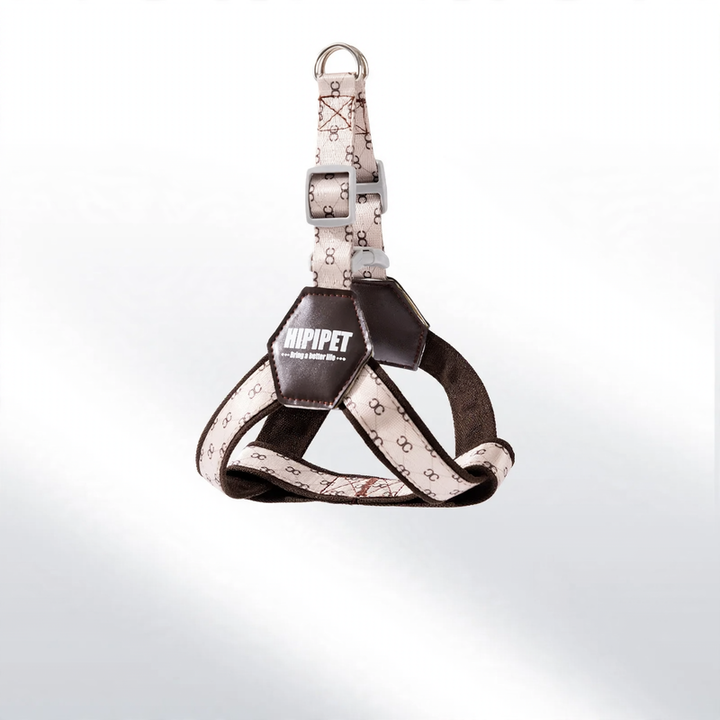 Y-shaped dog harness made of polyester, adjustable