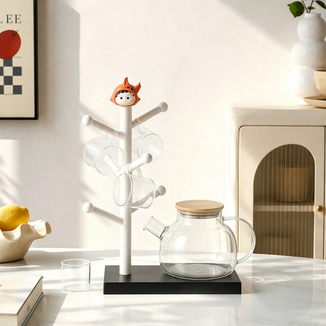 Tree-shaped cup rack made of ABS plastic