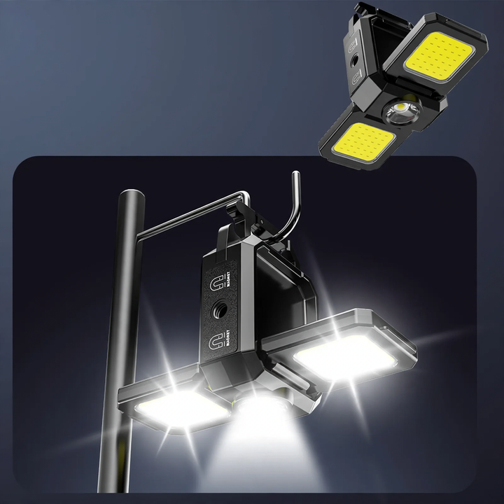 Rechargeable LED flashlight, 800 mAh
