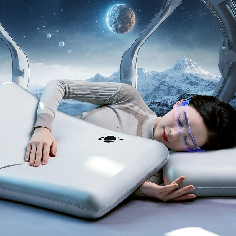 Neck support cushion made of memory foam, 40×70 cm