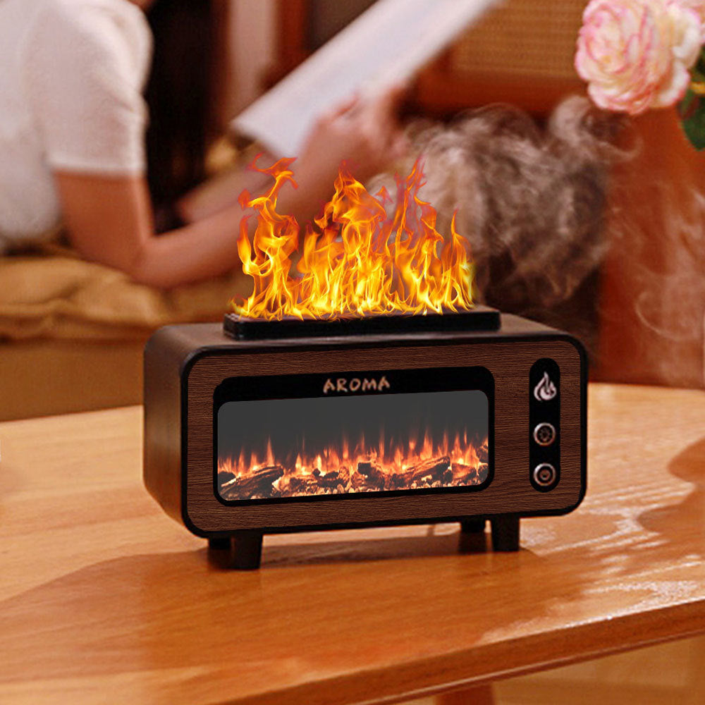 Flame Aroma Diffuser with Ultrasound and LED