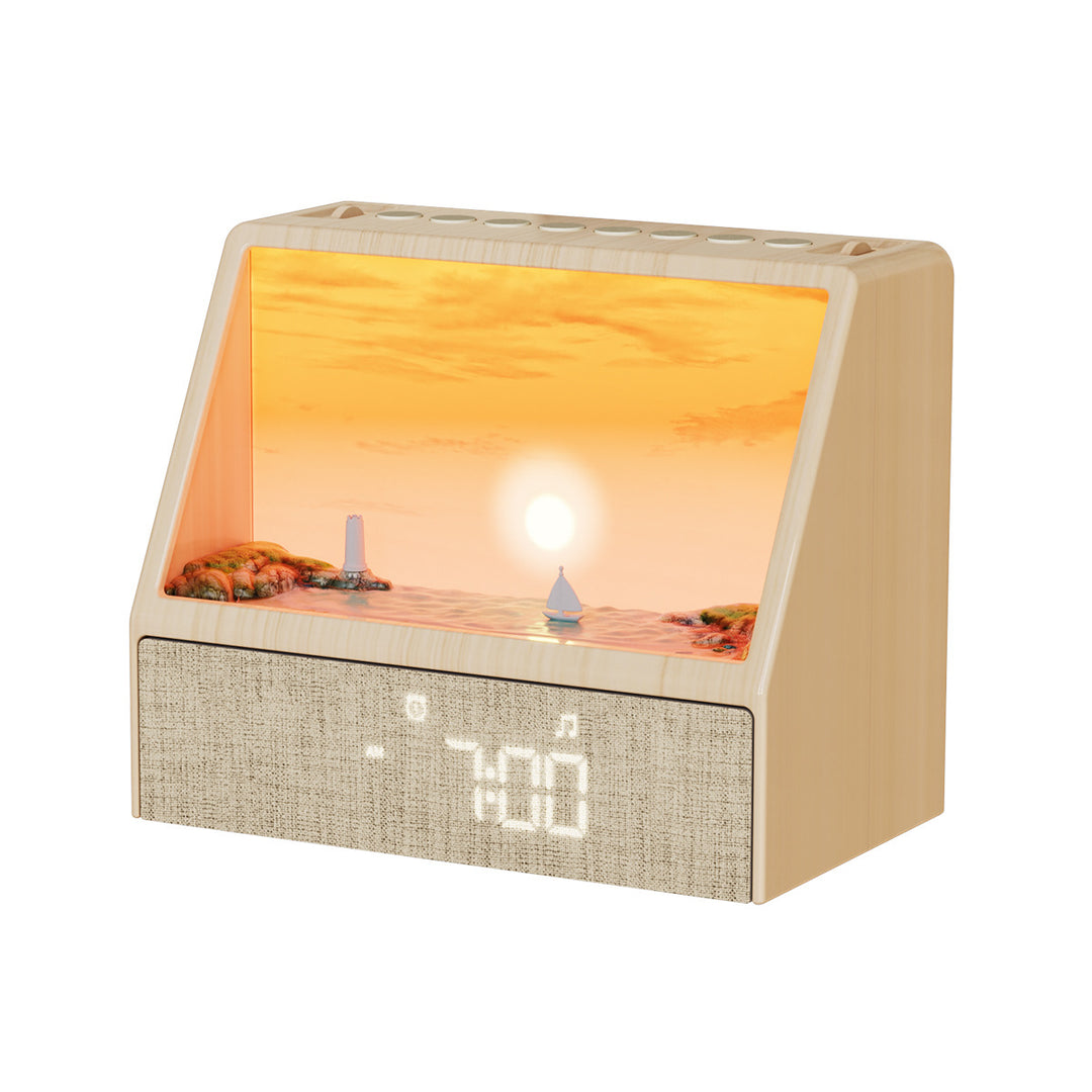 Sunrise alarm clock with Bluetooth and white noise