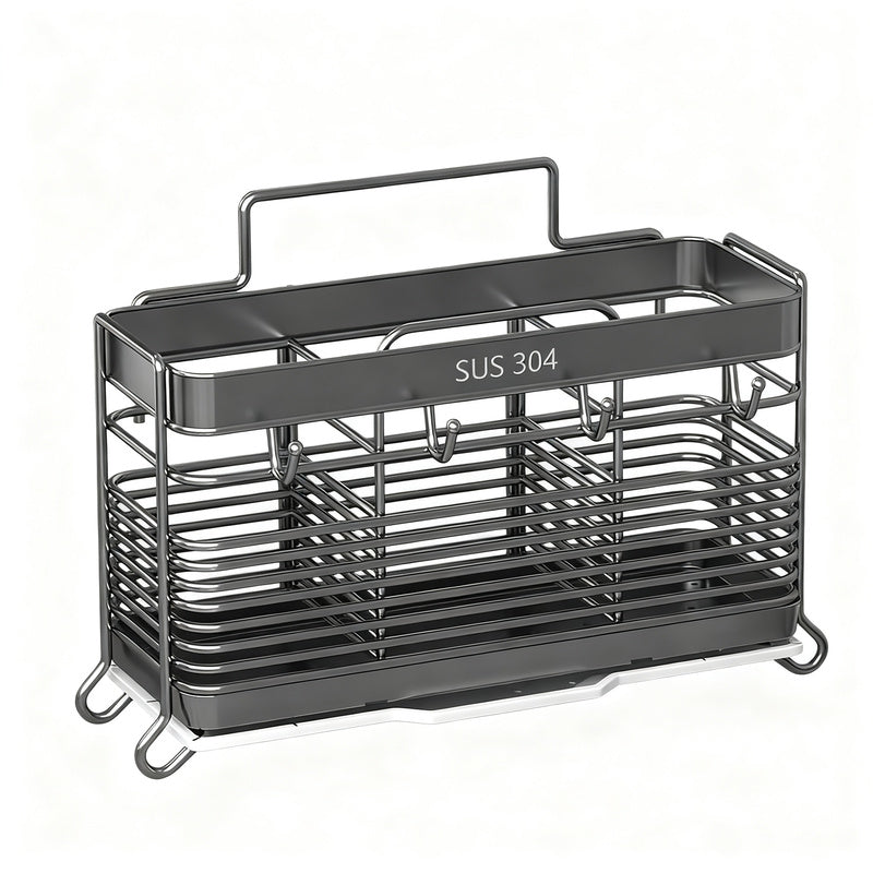 Stainless steel chopstick holder with drip function