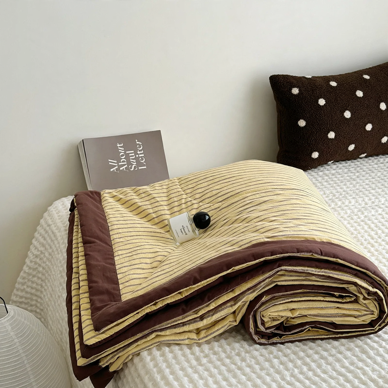 Summer duvet made of cotton, machine washable