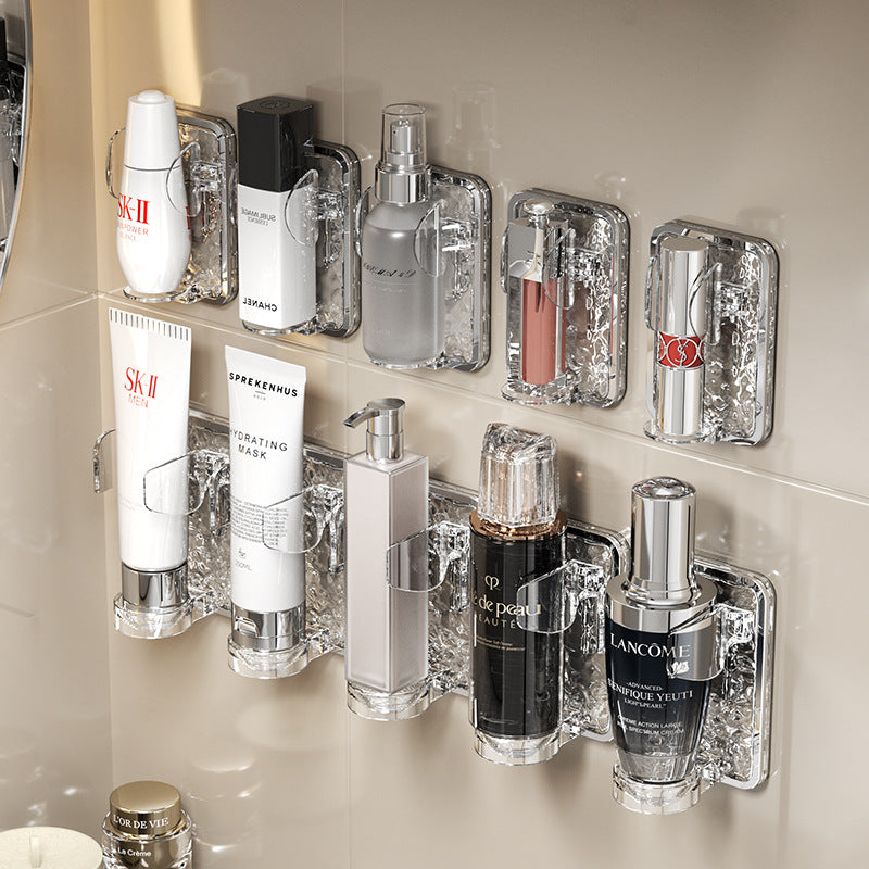 Toothbrush holder, wall-mounted, no drilling